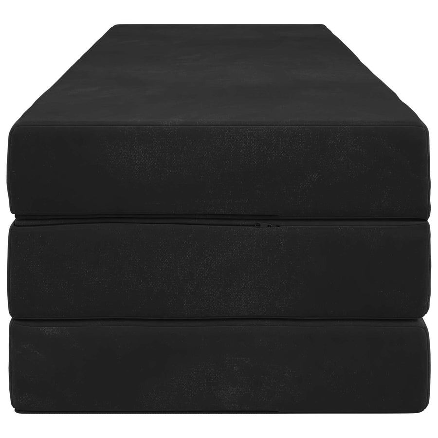 Vouwbare Bankbed 200 x 67 x 45 cm Zwart
