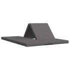 Foldable Sofa Bed 140 x 67 x 45 cm Light Grey