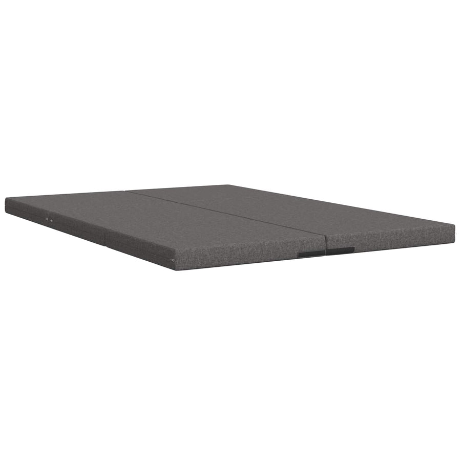 Vouwbare Bankbed 140 x 67 x 45 cm Lichtgrijs