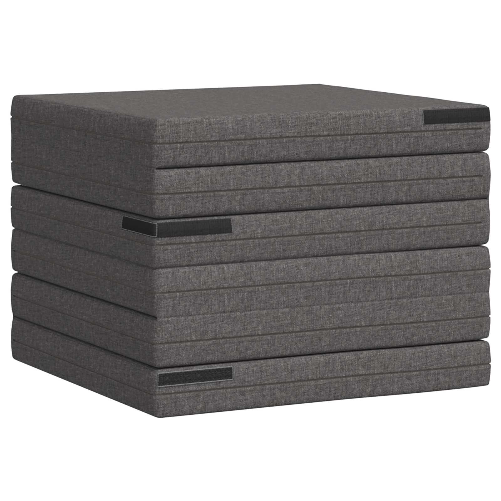 Vouwbare Bankbed 140 x 67 x 45 cm Lichtgrijs