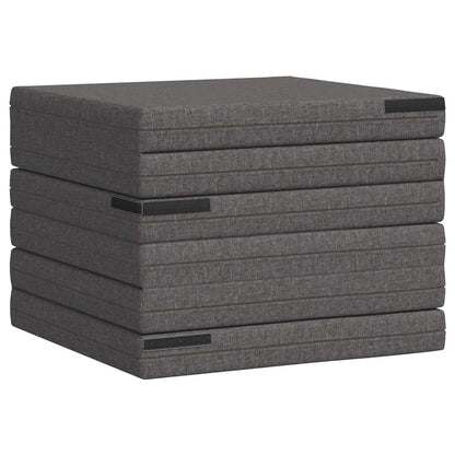 Vouwbare Bankbed 140 x 67 x 45 cm Lichtgrijs