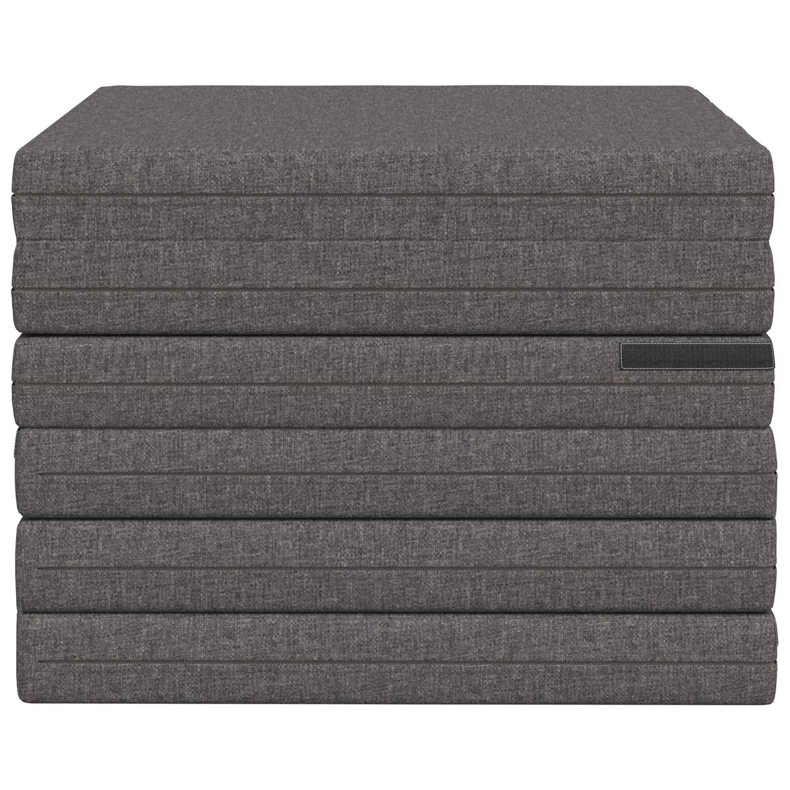 Vouwbare Bankbed 140 x 67 x 45 cm Lichtgrijs