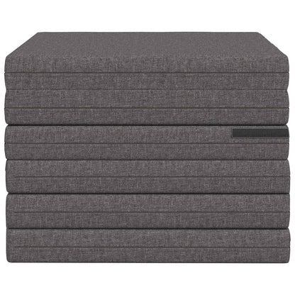Vouwbare Bankbed 140 x 67 x 45 cm Lichtgrijs