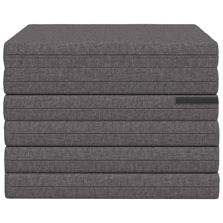 Vouwbare Bankbed 140 x 67 x 45 cm Lichtgrijs