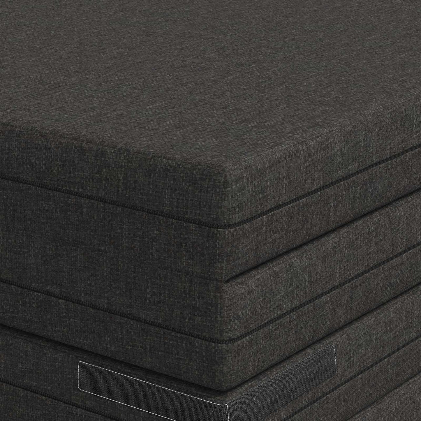 Vouwbare Bankbed 140 x 67 x 45 cm Donkergrijs