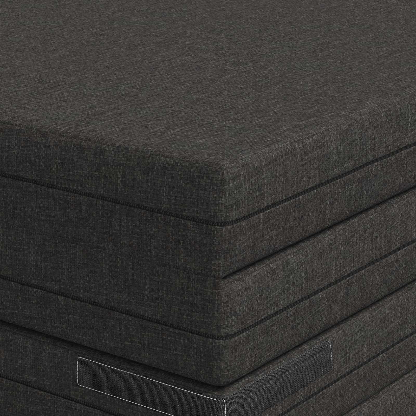 Vouwbare Bankbed 140 x 67 x 45 cm Donkergrijs