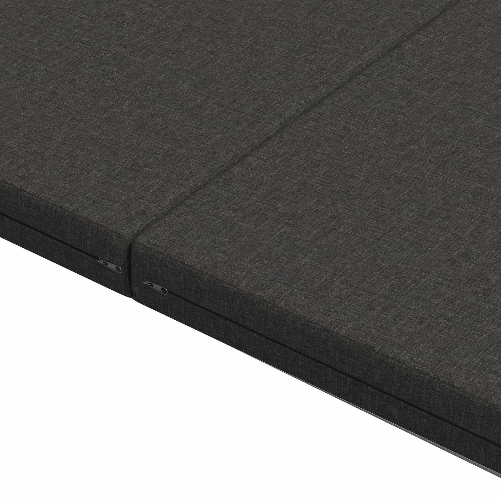 Vouwbare Bankbed 140 x 67 x 45 cm Donkergrijs