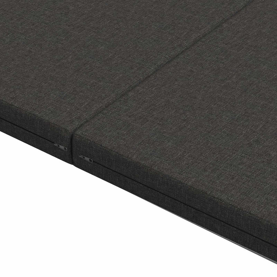 Vouwbare Bankbed 140 x 67 x 45 cm Donkergrijs
