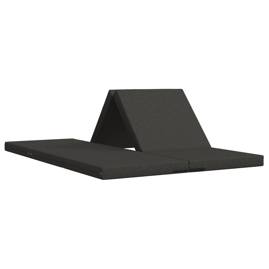 Vouwbare Bankbed 140 x 67 x 45 cm Donkergrijs