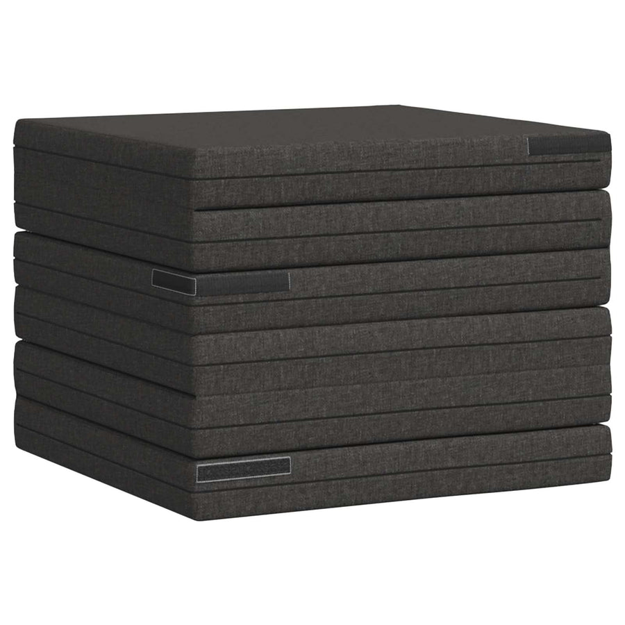 Vouwbare Bankbed 140 x 67 x 45 cm Donkergrijs