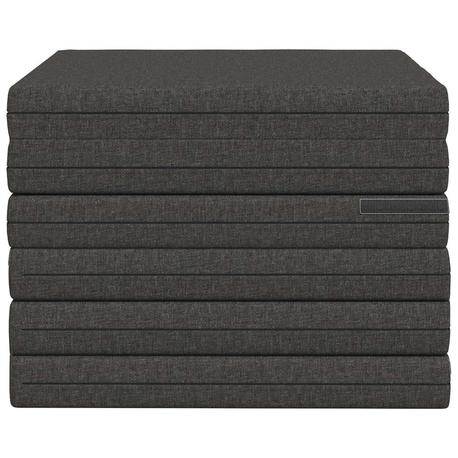 Vouwbare Bankbed 140 x 67 x 45 cm Donkergrijs