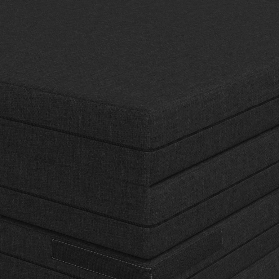 Vouwbare Bankbed 140 x 67 x 45 cm Zwart