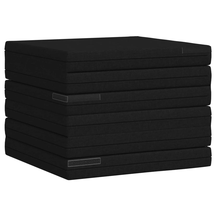 Vouwbare Bankbed 140 x 67 x 45 cm Zwart