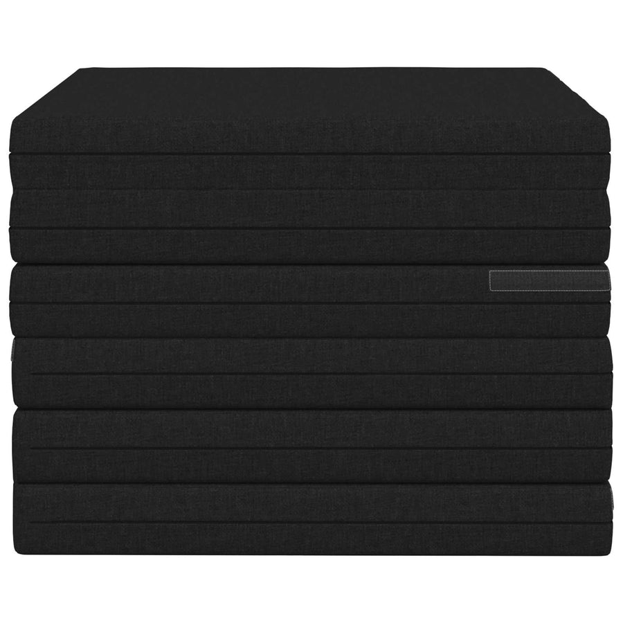 Vouwbare Bankbed 140 x 67 x 45 cm Zwart