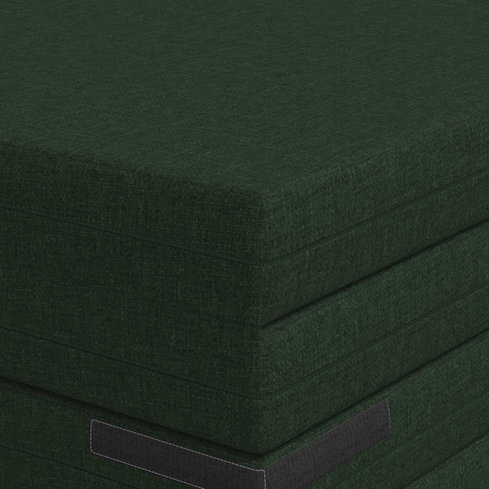 Vouwbare Bankbed 140 x 67 x 45 cm Donkergroen