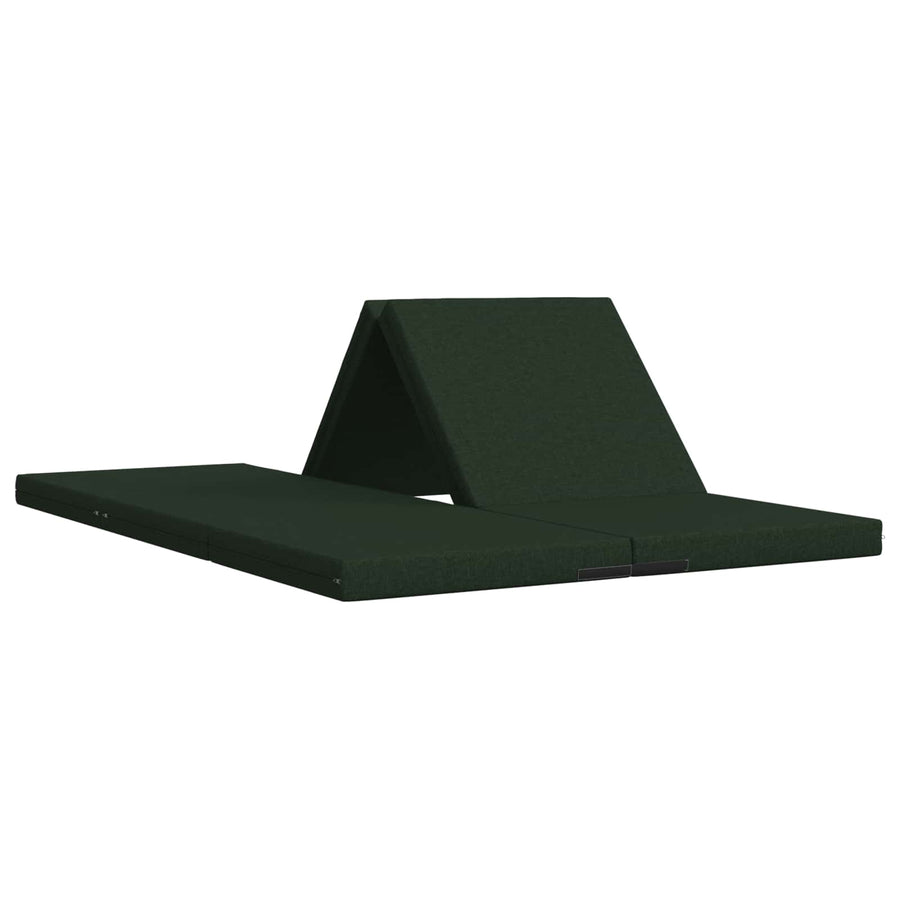 Vouwbare Bankbed 140 x 67 x 45 cm Donkergroen
