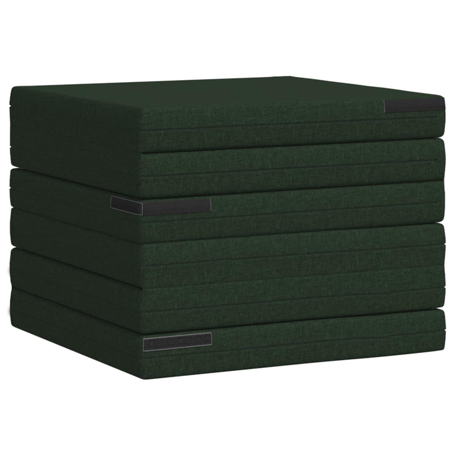 Vouwbare Bankbed 140 x 67 x 45 cm Donkergroen