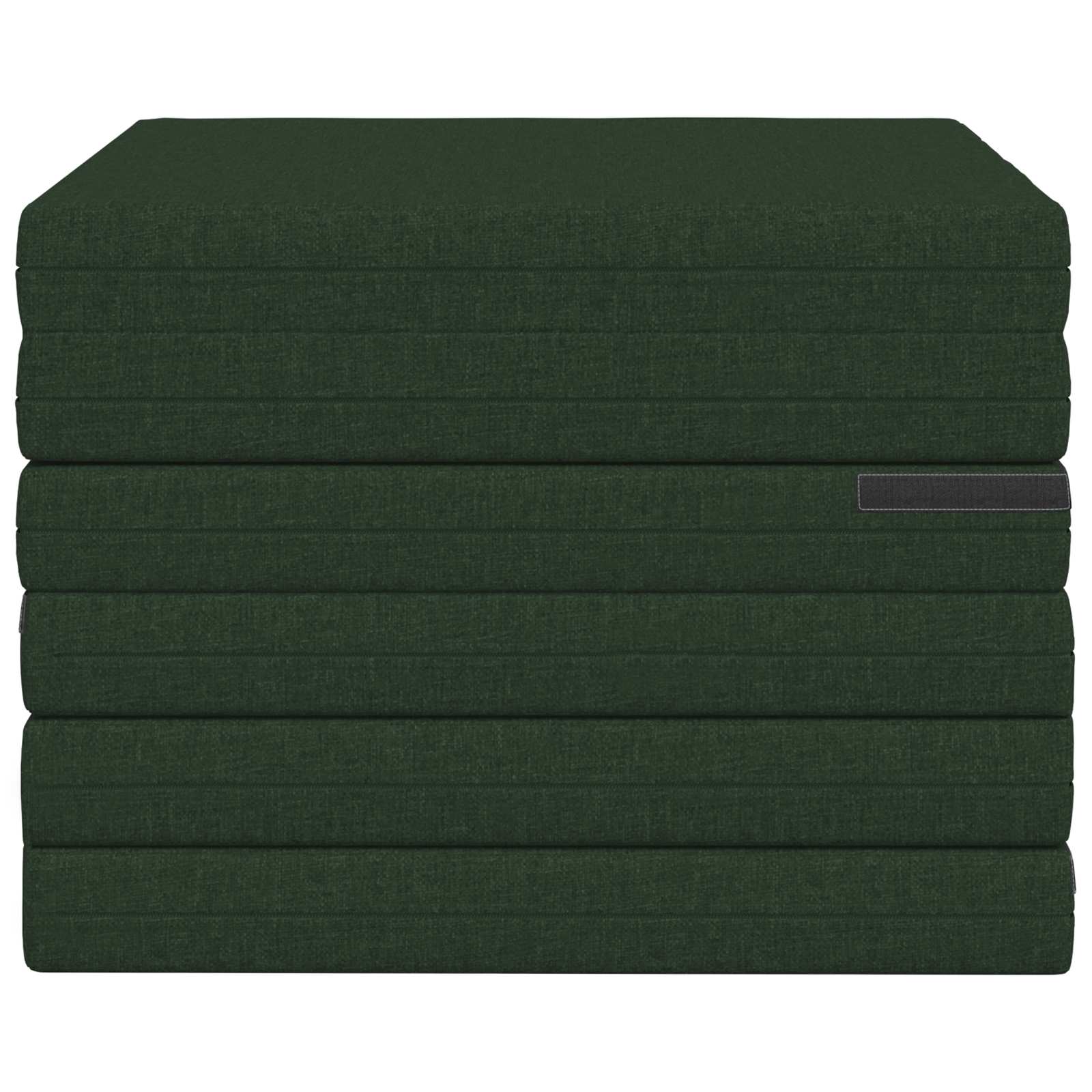 Vouwbare Bankbed 140 x 67 x 45 cm Donkergroen