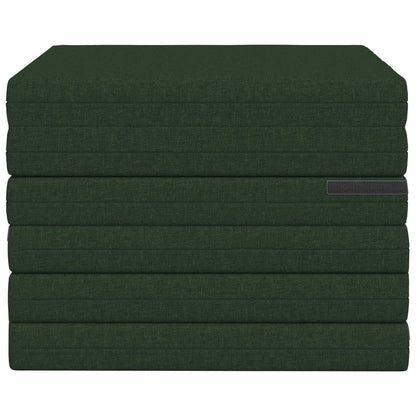 Vouwbare Bankbed 140 x 67 x 45 cm Donkergroen