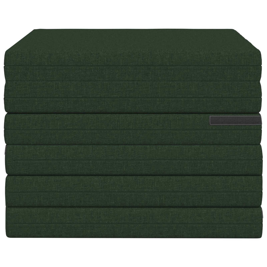 Vouwbare Bankbed 140 x 67 x 45 cm Donkergroen