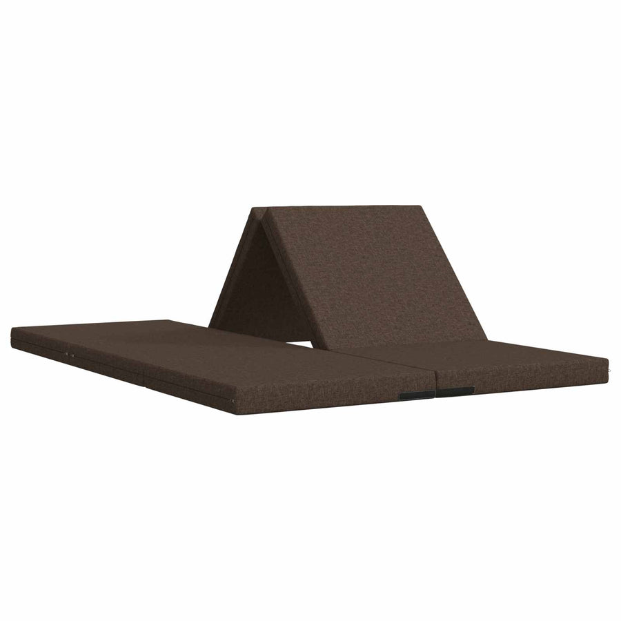 Vouwbare Bankbed 140 x 67 x 45 cm Taupe