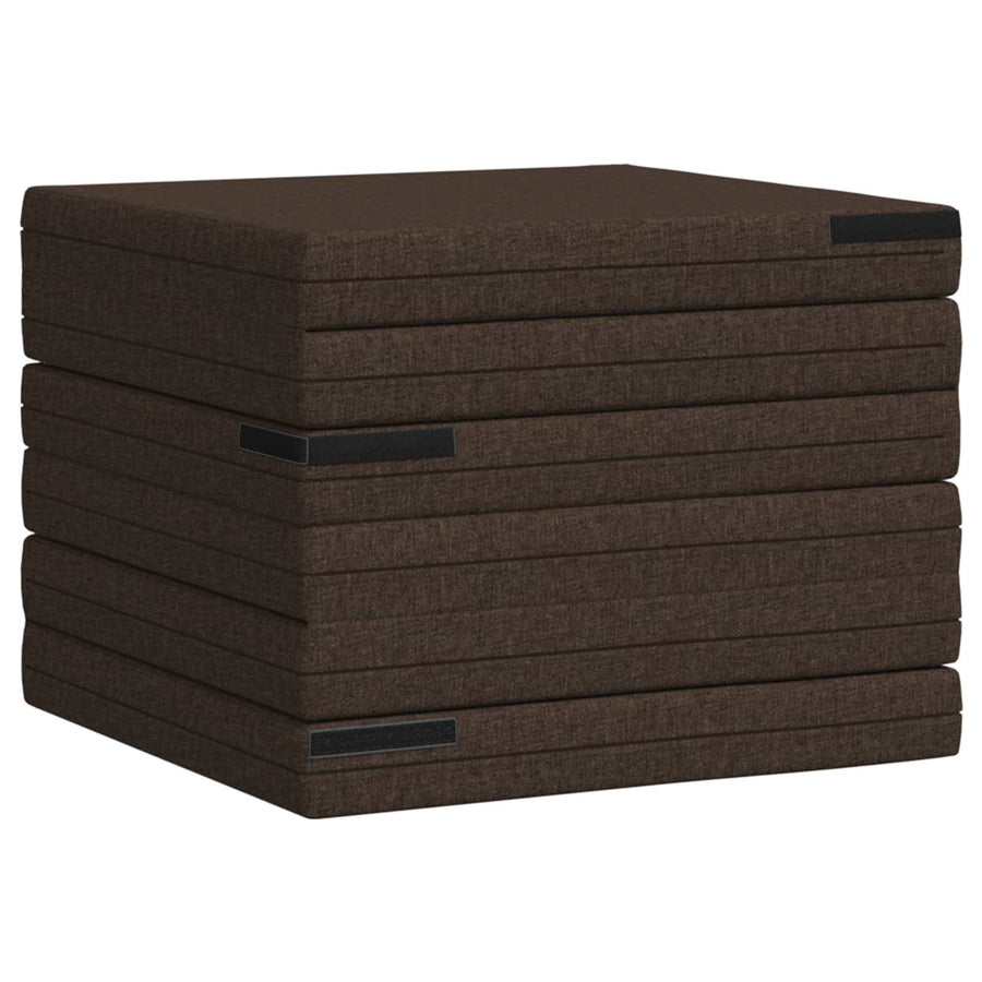 Vouwbare Bankbed 140 x 67 x 45 cm Taupe