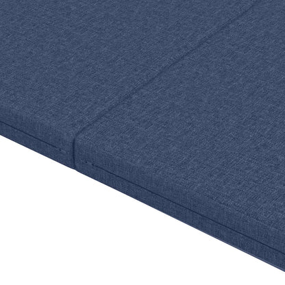 Vouwbare Bankbed 140 x 67 x 45 cm Blauw