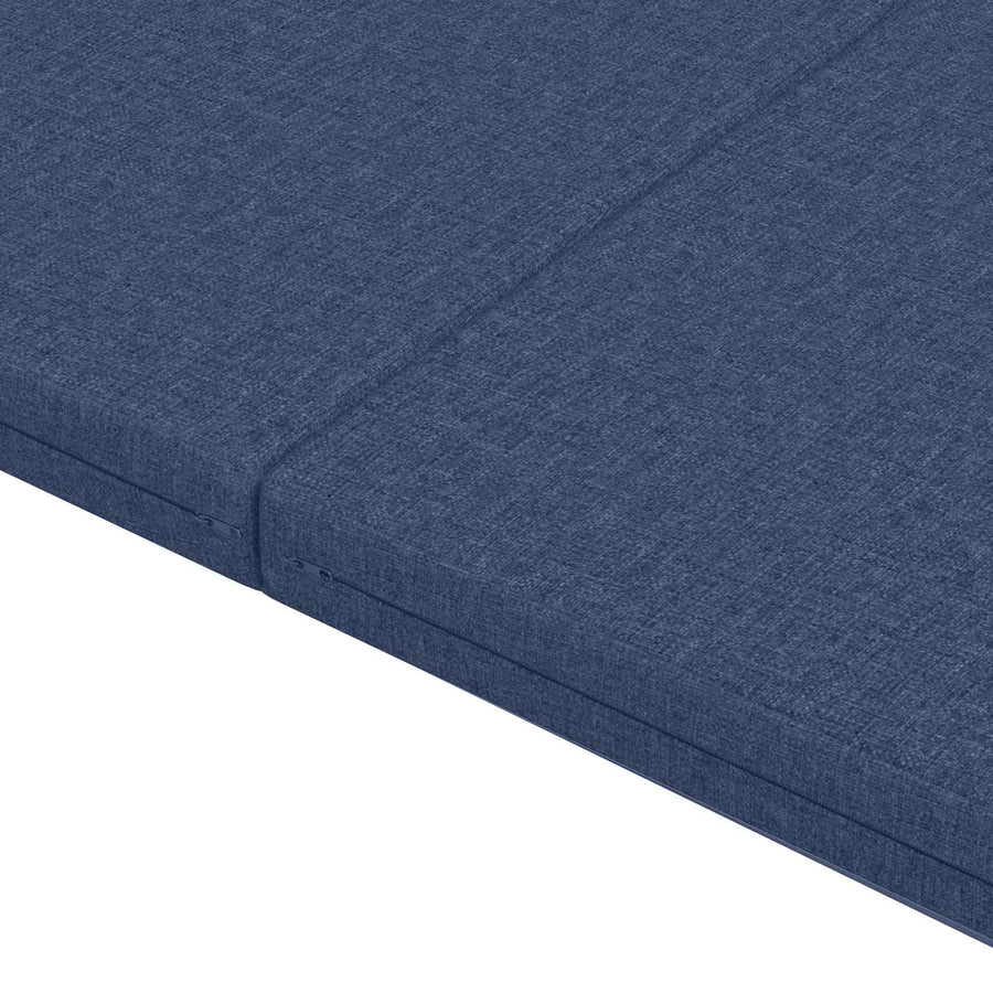 Vouwbare Bankbed 140 x 67 x 45 cm Blauw