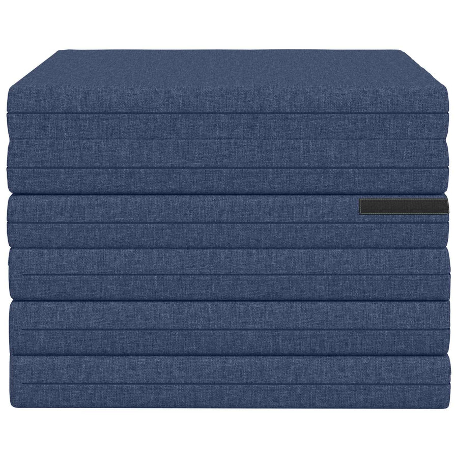 Vouwbare Bankbed 140 x 67 x 45 cm Blauw