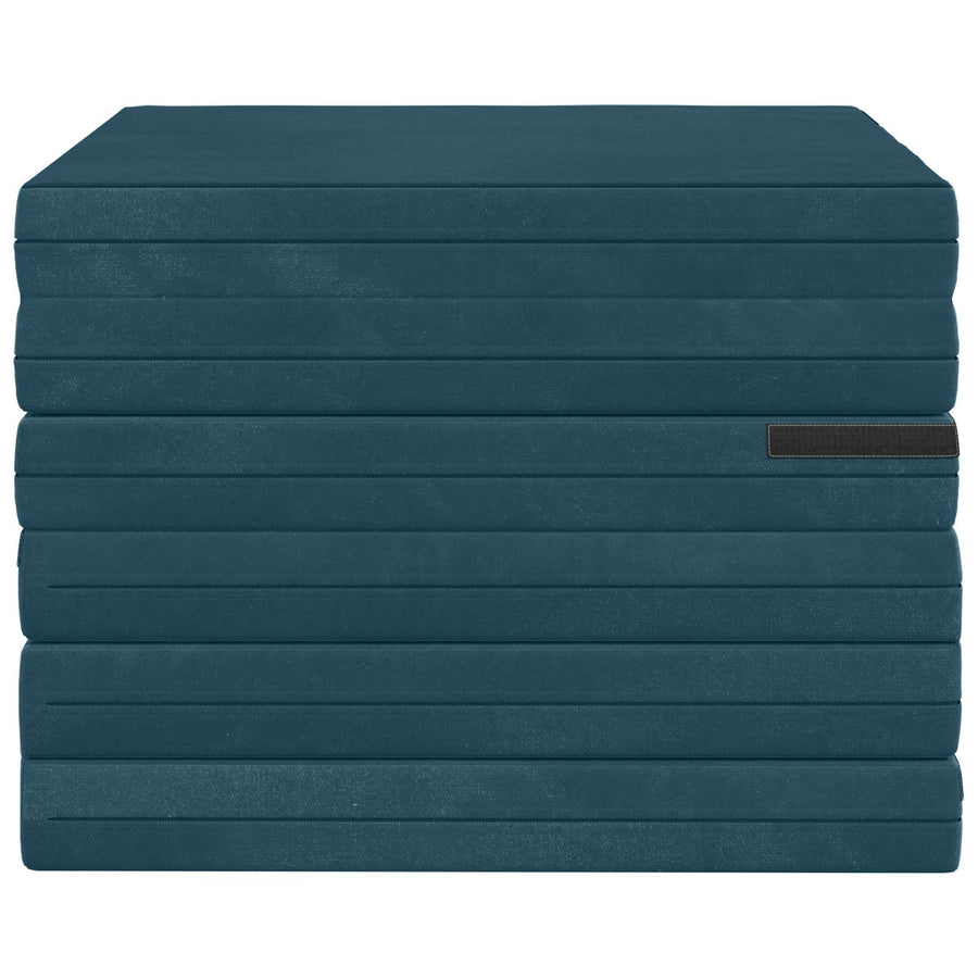 Vouwbare Bankbed 140 x 67 x 45 cm Blauw