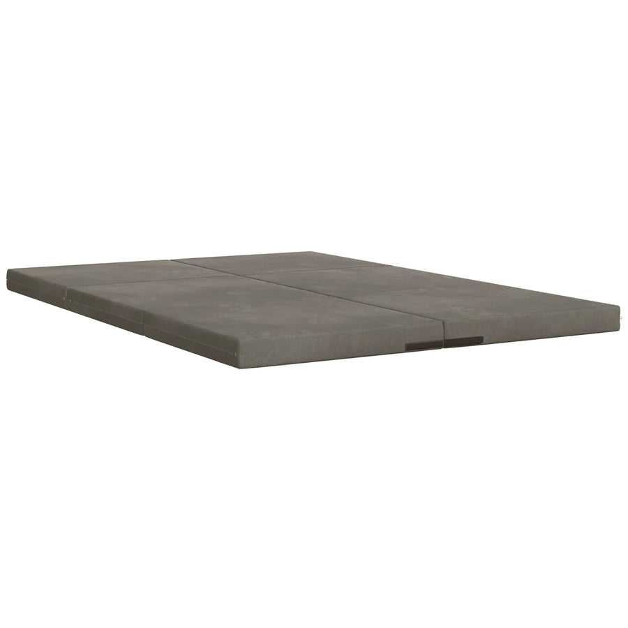 Vouwbare Bankbed 140 x 67 x 45 cm Lichtgrijs