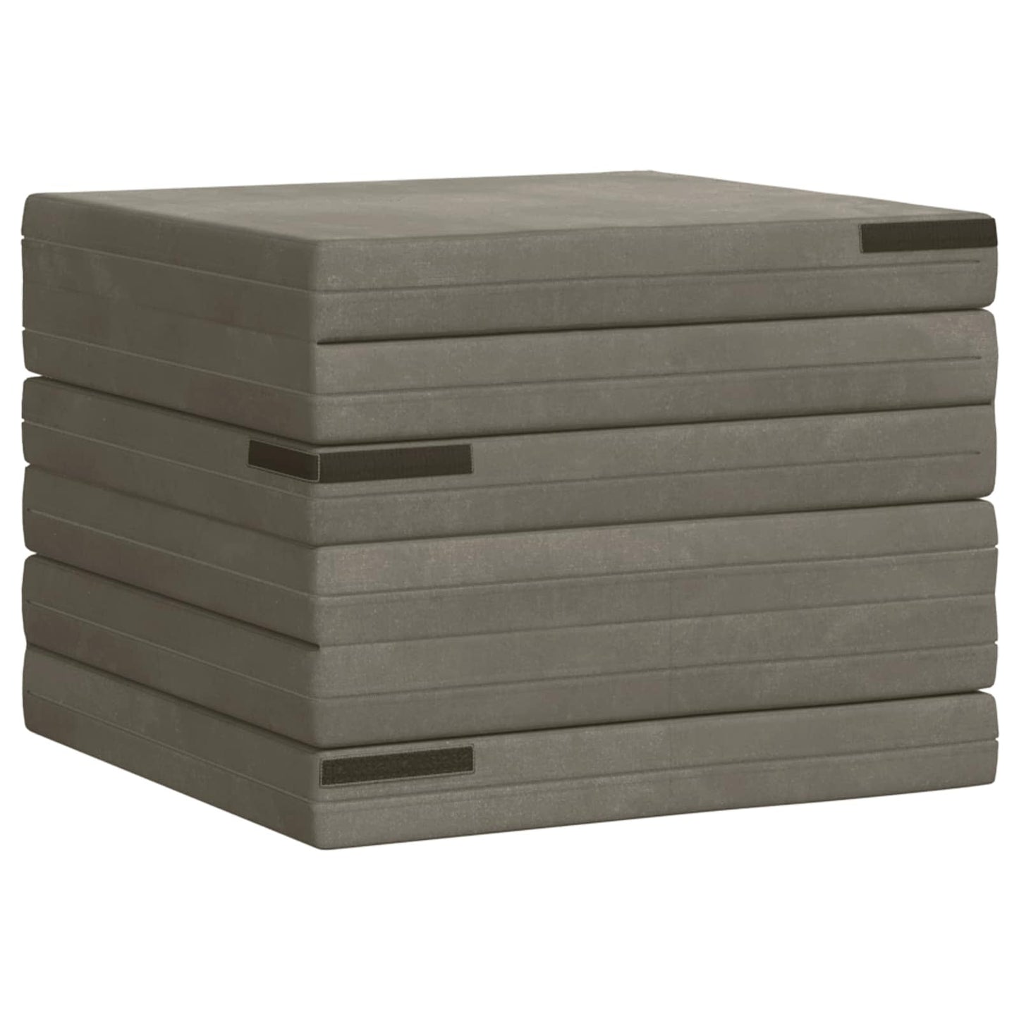 Vouwbare Bankbed 140 x 67 x 45 cm Lichtgrijs