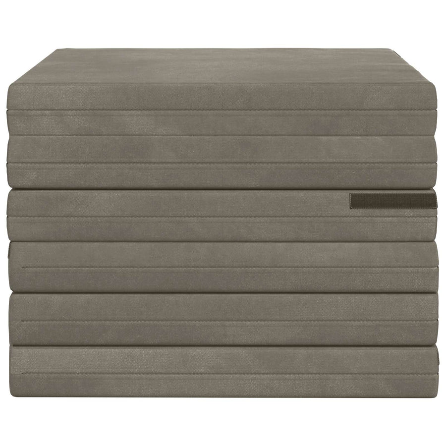 Vouwbare Bankbed 140 x 67 x 45 cm Lichtgrijs