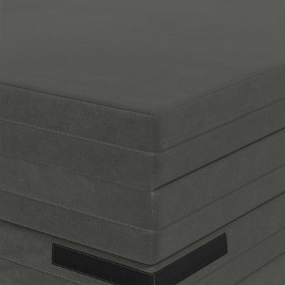 Vouwbare Bankbed 140 x 67 x 45 cm Donkergrijs