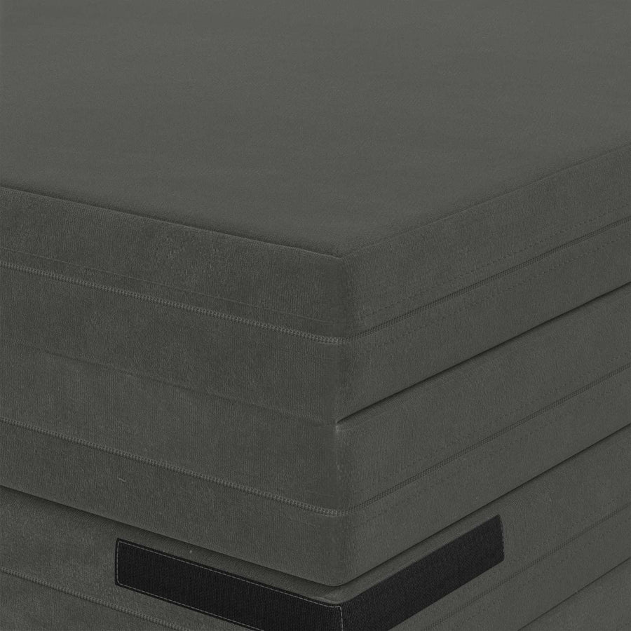Vouwbare Bankbed 140 x 67 x 45 cm Donkergrijs