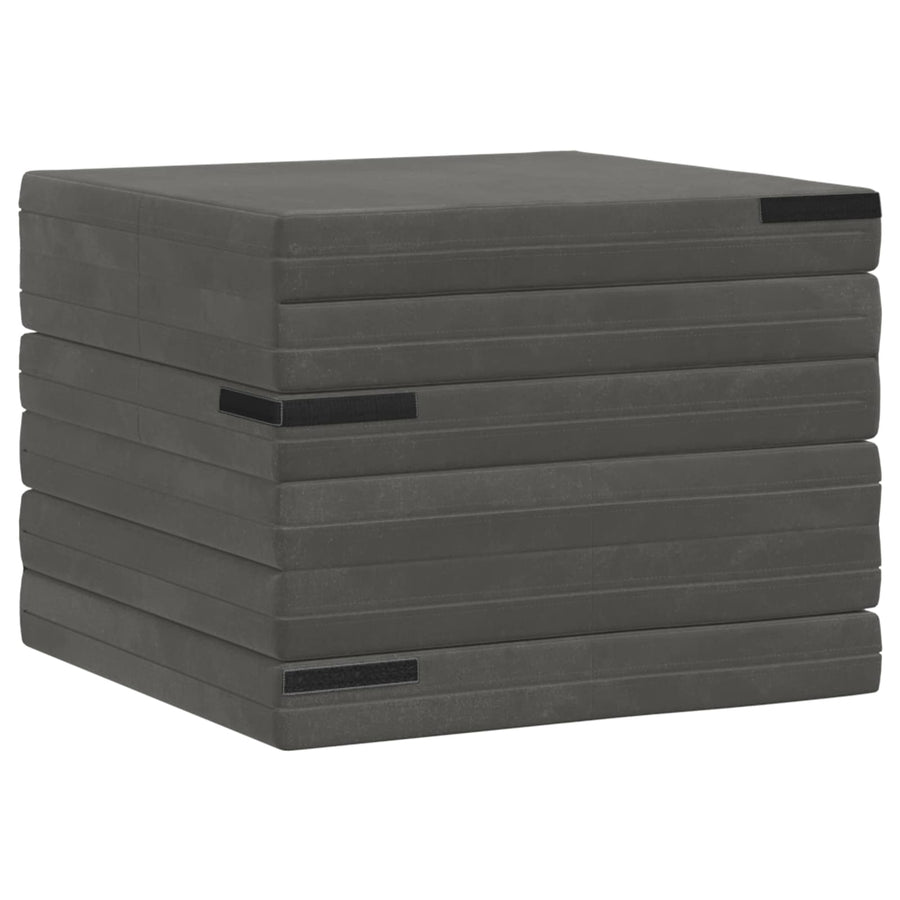 Vouwbare Bankbed 140 x 67 x 45 cm Donkergrijs