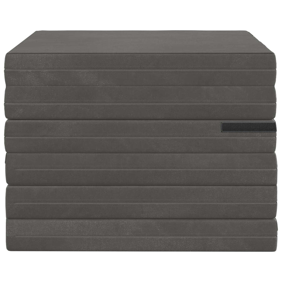 Vouwbare Bankbed 140 x 67 x 45 cm Donkergrijs