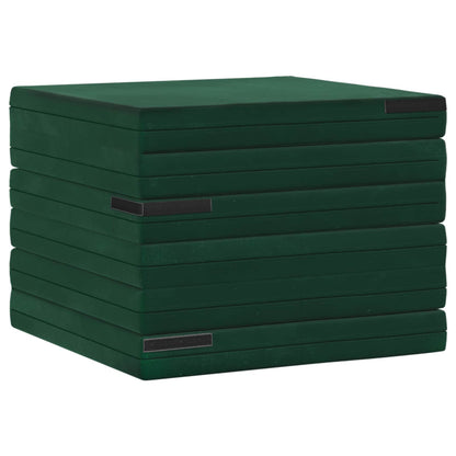 Opvouwbaar Matras 140 x 67 x 45 cm Donkergroen