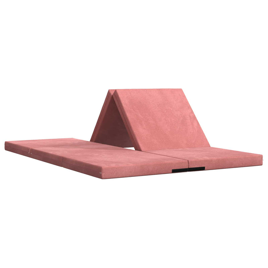 Vouwbare Bankbed 140 x 67 x 45 cm Roze