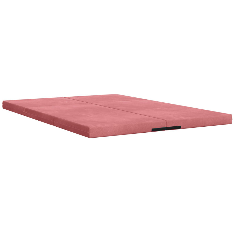 Vouwbare Bankbed 140 x 67 x 45 cm Roze
