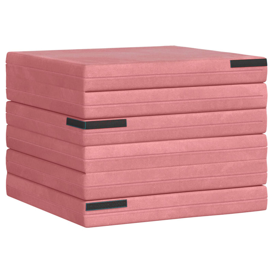 Vouwbare Bankbed 140 x 67 x 45 cm Roze