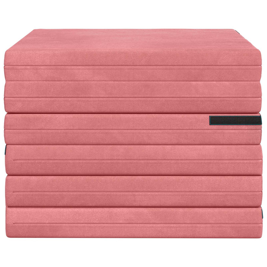 Vouwbare Bankbed 140 x 67 x 45 cm Roze