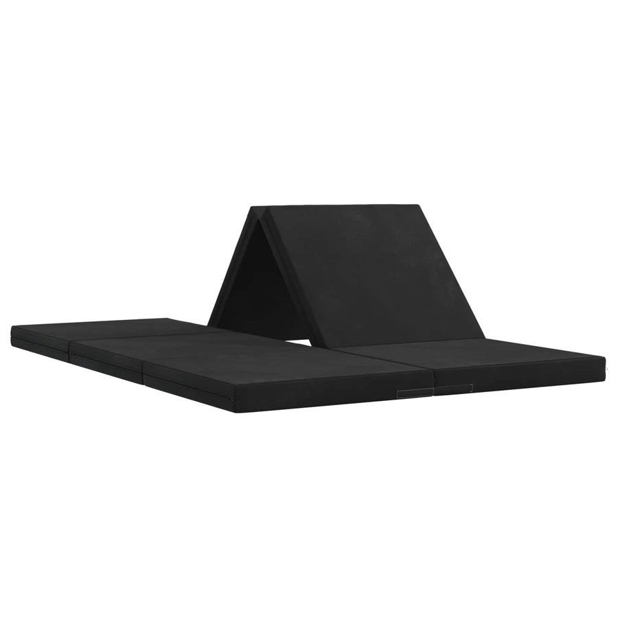 Vouwbare Bankbed 140 x 67 x 45 cm Zwart