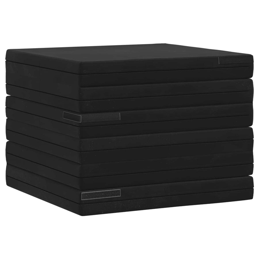 Vouwbare Bankbed 140 x 67 x 45 cm Zwart