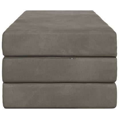 Vouwbare Bankbed 160 x 67 x 45 cm Lichtgrijs