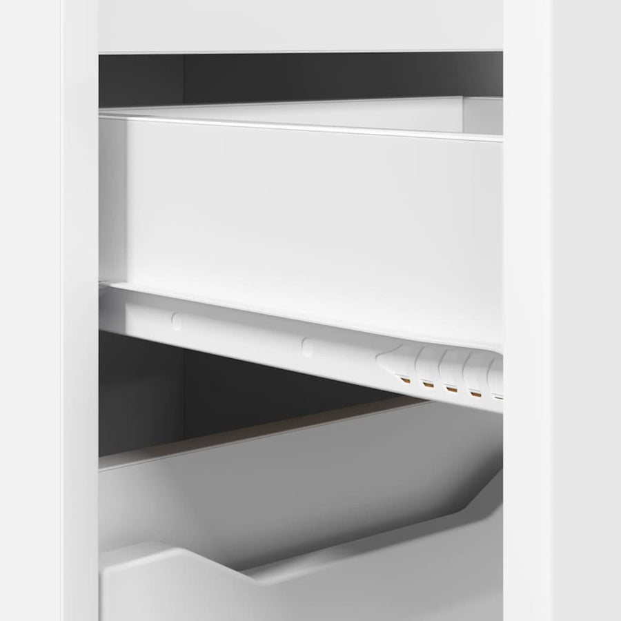 Badkamer Kast met lade Wit 30,5 x 30 x 101 cm Bewerkt hout
