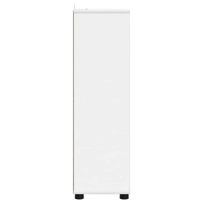 Badkamer Kast met lade Wit 30,5 x 30 x 101 cm Bewerkt hout