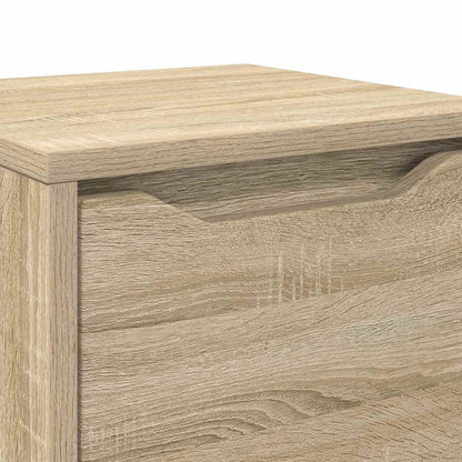 Badkamer Kast Sonoma Eiken 30,5 x 30 x 101 cm Bewerkt hout