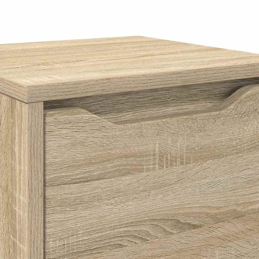 Badkamer Kast Sonoma Eiken 30,5 x 30 x 101 cm Bewerkt hout