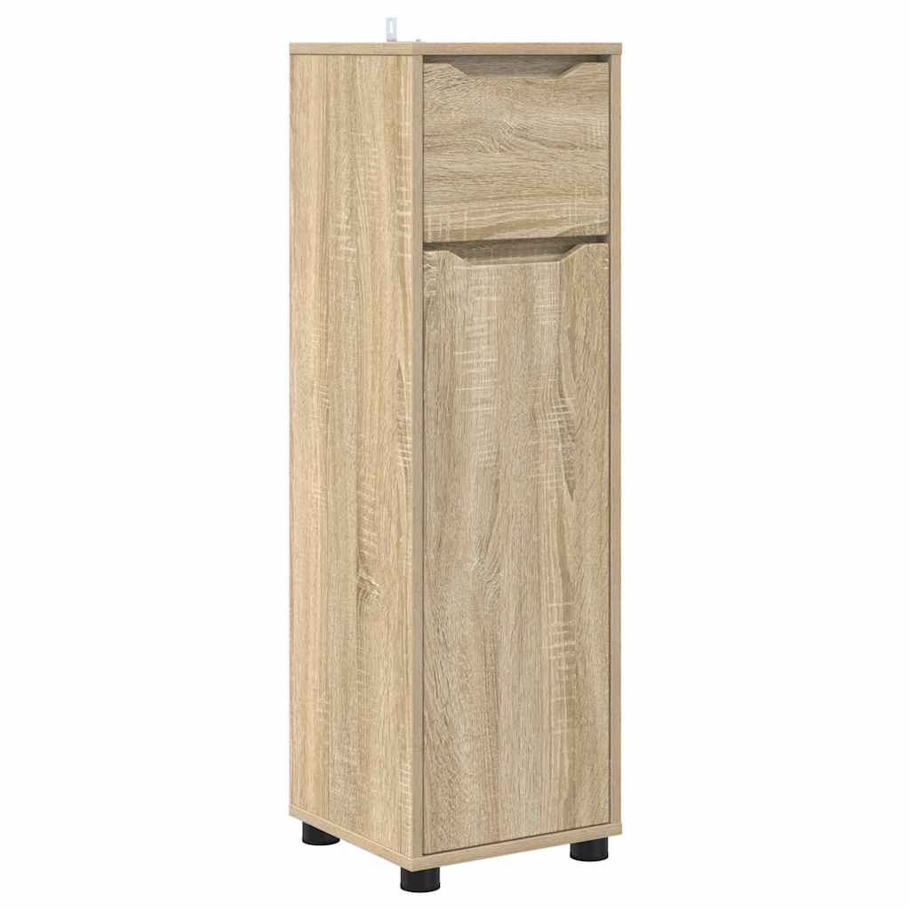 Badkamer Kast Sonoma Eiken 30,5 x 30 x 101 cm Bewerkt hout